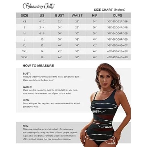 NWT Blooming Jelly One Piece Swimsuit One Shoulder Strap Mesh Cutout Size XS - Picture 9 of 9